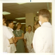Staff in ICU, 1970