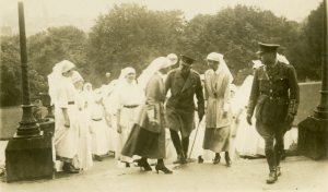 The Matrons and Sisters with the Duke of Connaught. June 1918, Buxton