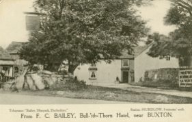 Bull-ith-Thorn Hotel, near Buxton - "Capt. C. Patterson's party of 16 (class of August 1918). Nov. 16th., England