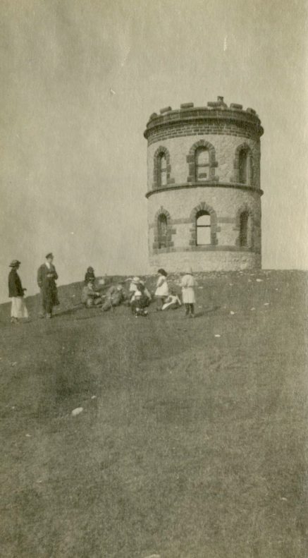 [Visiting] Solomon's Temple, Buxton, March 1918, England